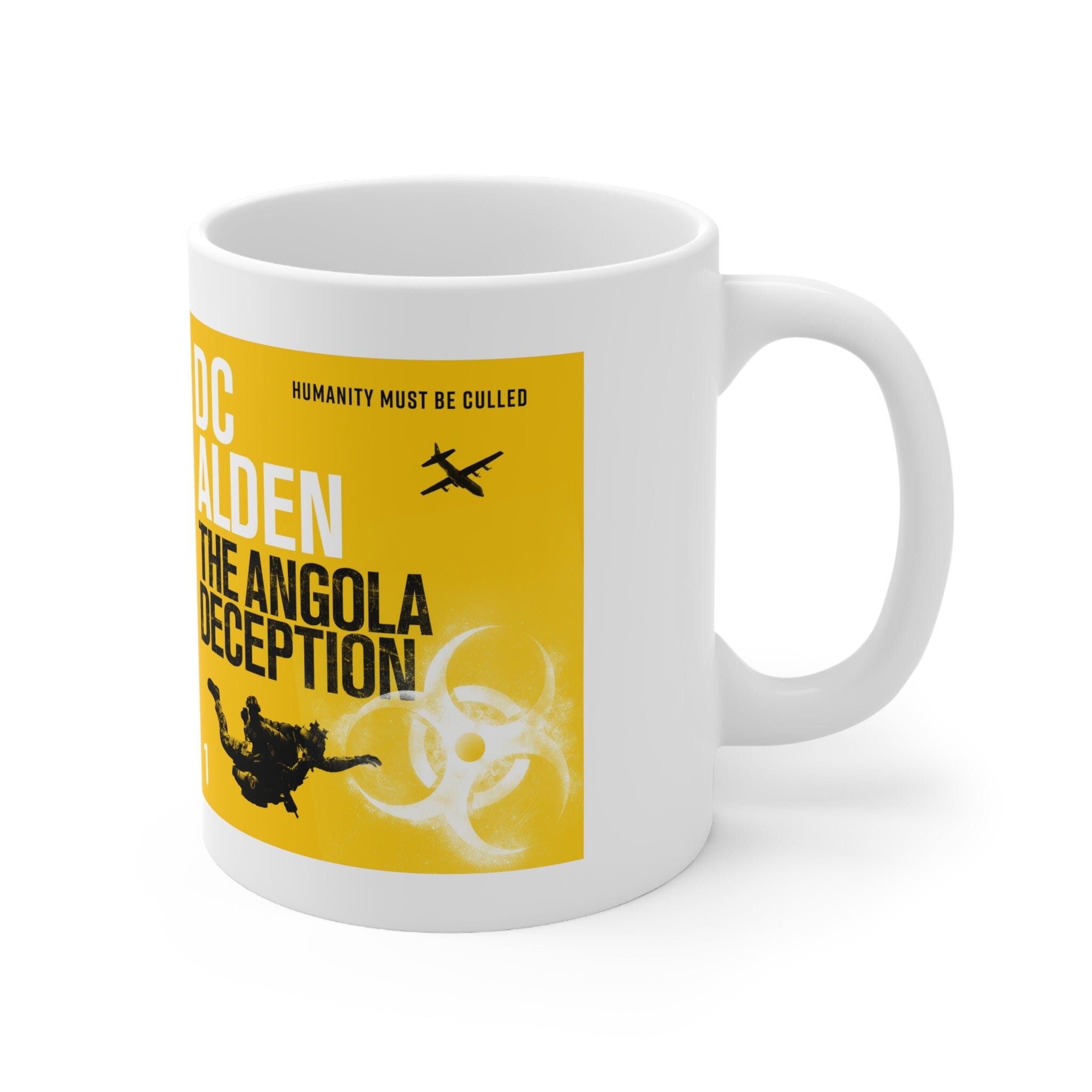 DC Merchandise - THE ANGOLA DECEPTION coffee mug – Author DC Alden