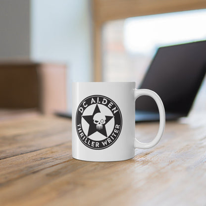 DC Alden Coffee Cup - Black Logo - Author DC Alden