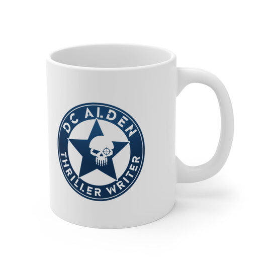 DC Alden Coffee Cup - Blue Logo - Author DC Alden
